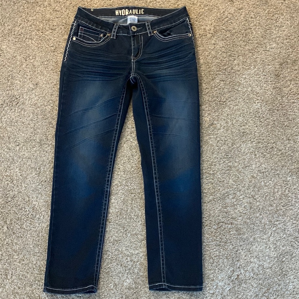 Hydraulic Crop Jeans, sz 7/8